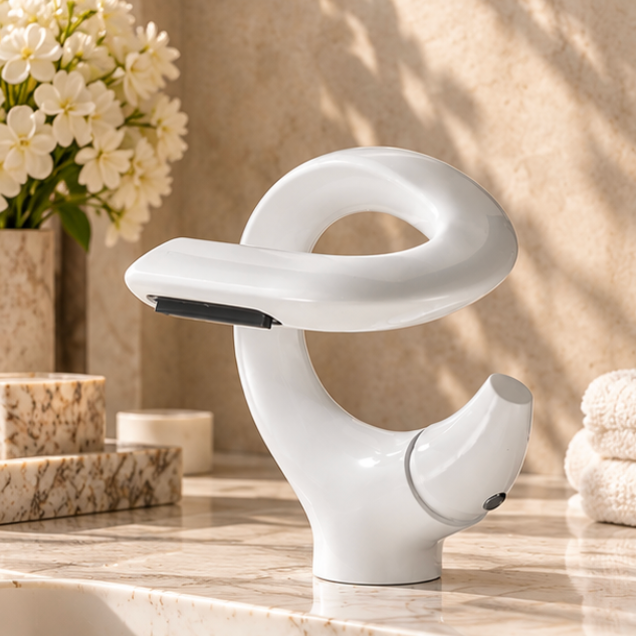ArtZ® Aura Flow Faucet Faucets White