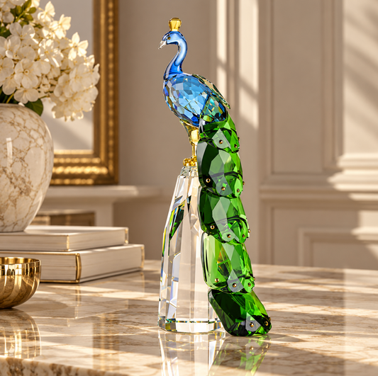 ArtZ® Peacock Princess Sculpture Peacock Sculpture