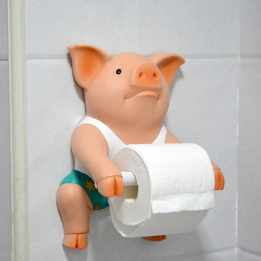 ArtZ® Piggy Toilet Paper Holder