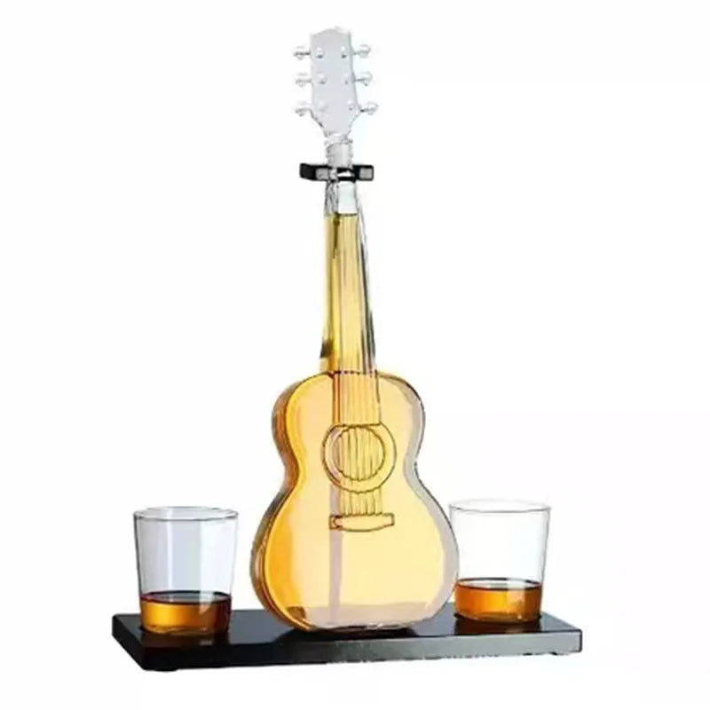 ArtZ® Rock ’n Pour Guitar Decanter Set Guitar Decanter Set