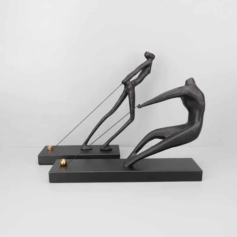ArtZ® Bound in Motion Cast Iron Sculpture Cast Iron Sculpture