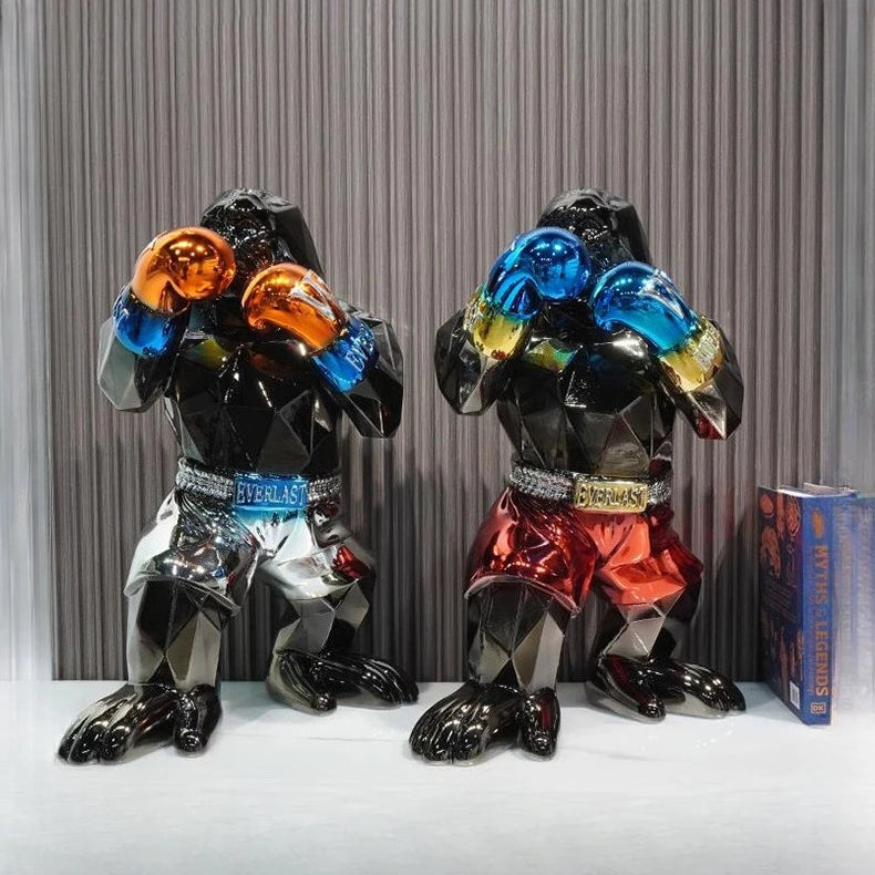 ArtZ® Urban Primate Boxing Gorilla Sculpture Boxing Gorilla Sculpture