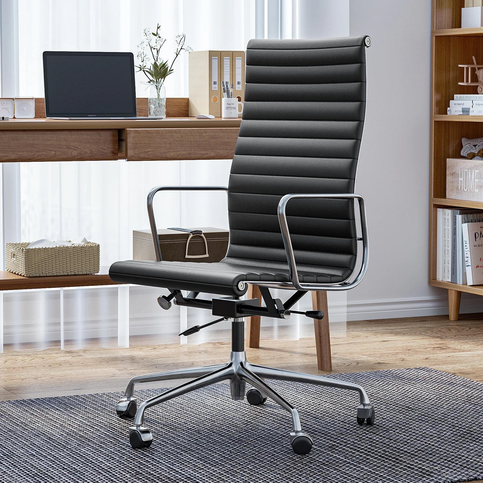 ArtZ® Nordic Design Leather Executive Office Chair – ArtZMiami ArtZ® Nordic Design Leather Executive Office Chair – ArtZMiami