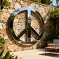 ArtZ® Reflect Peace Stainless Steel Sculpture Peace Sculpture