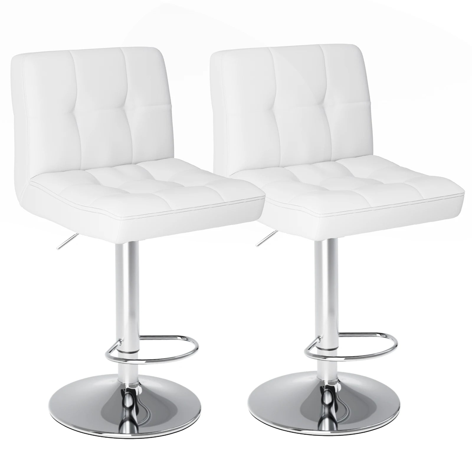 ArtZ® Saddle Stool Set (Set of 2) Stool 2 White Stools