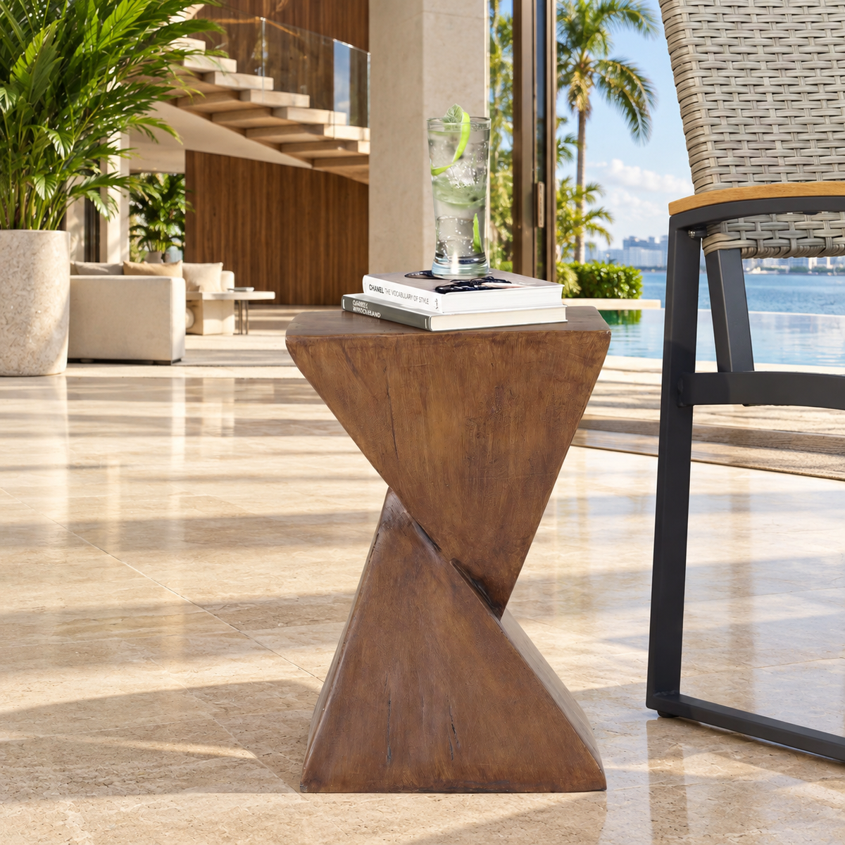 ArtZ® Stone Accent Table Stone Accent Table
