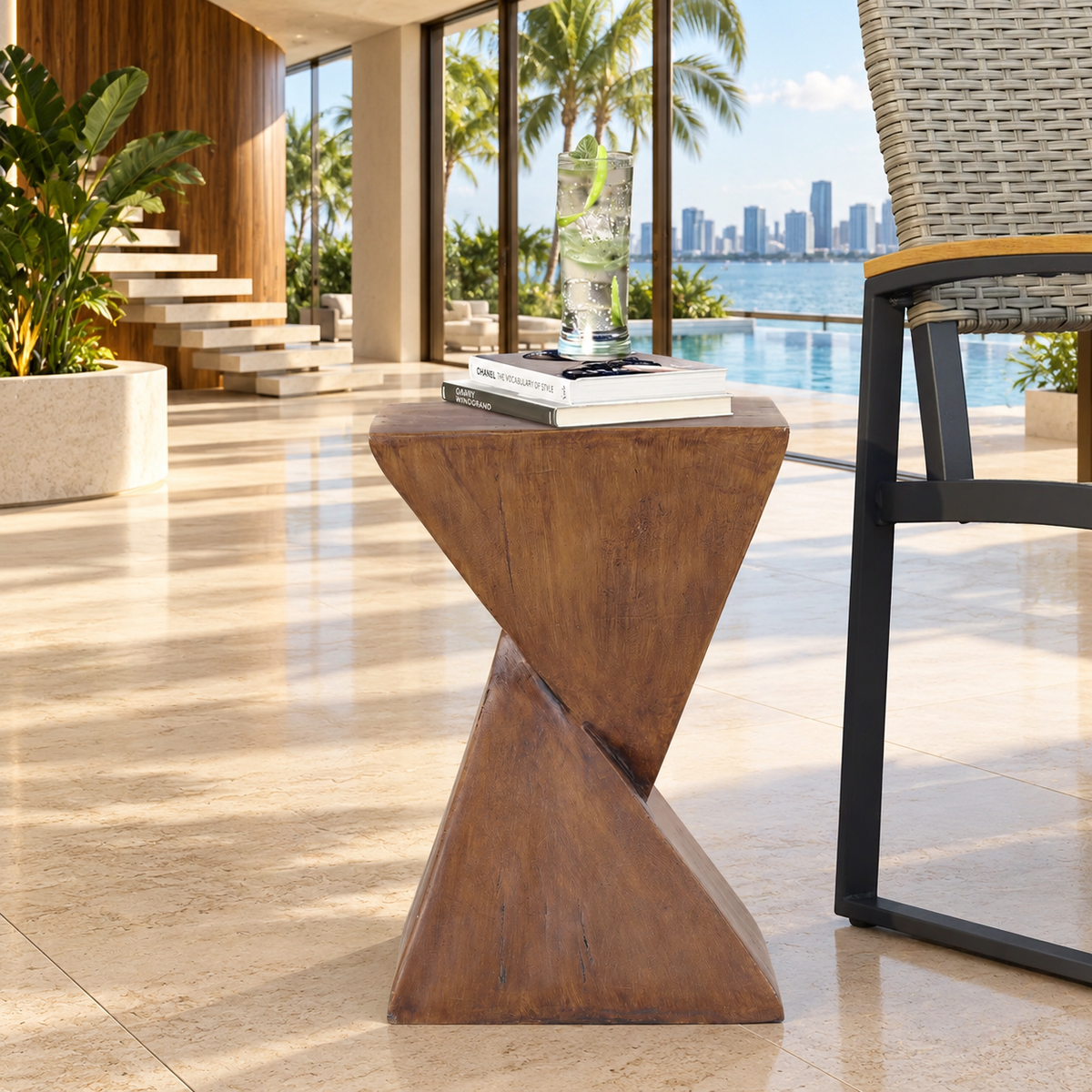 ArtZ® Stone Accent Table Stone Accent Table