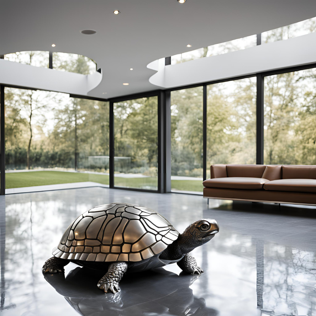 ArtZ® Stainless Steel Turtle Sculpture – ArtZMiami
