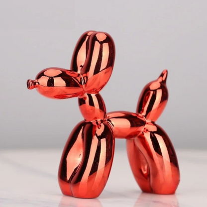 ArtZ® Balloon Dog Sculpture Sculptures Red 4x4x1.5 inches (10x10x4cm)