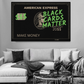 ArtZ® Black Cards Matter Painting Wall Art