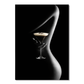 ArtZ® Who Wants Espresso Martini Painting Wall Art Curvy Back - Hand Holding Espresso Martini 12 inch by 16 inch (30x40cm)