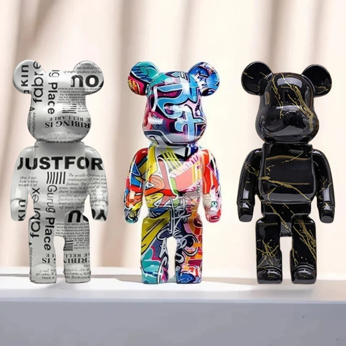 ArtZ® Graffiti Bear Sculpture Bear Sculpture