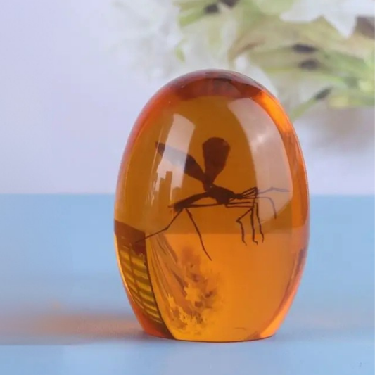 ArtZ® Amber Wing Paperweight Ornament Paperweight Ornament