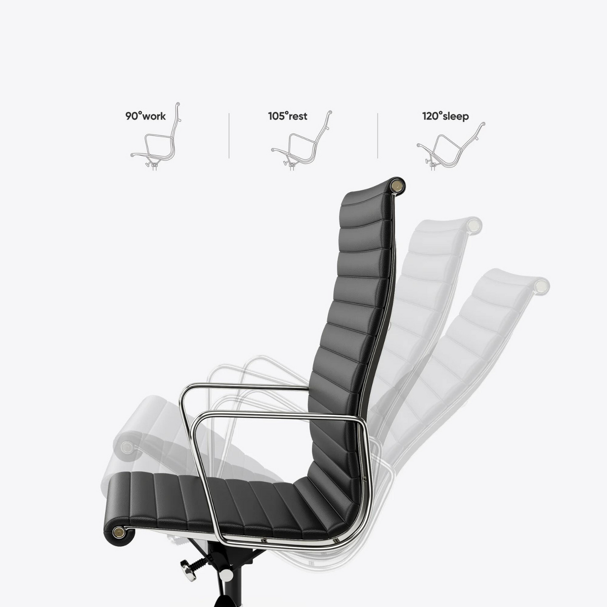 ArtZ® Nordic Design Leather Executive Office Chair – ArtZMiami ArtZ® Nordic Design Leather Executive Office Chair – ArtZMiami