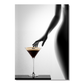 ArtZ® Who Wants Espresso Martini Painting Wall Art Espresso Martini Glass On Table 12 inch by 16 inch (30x40cm)