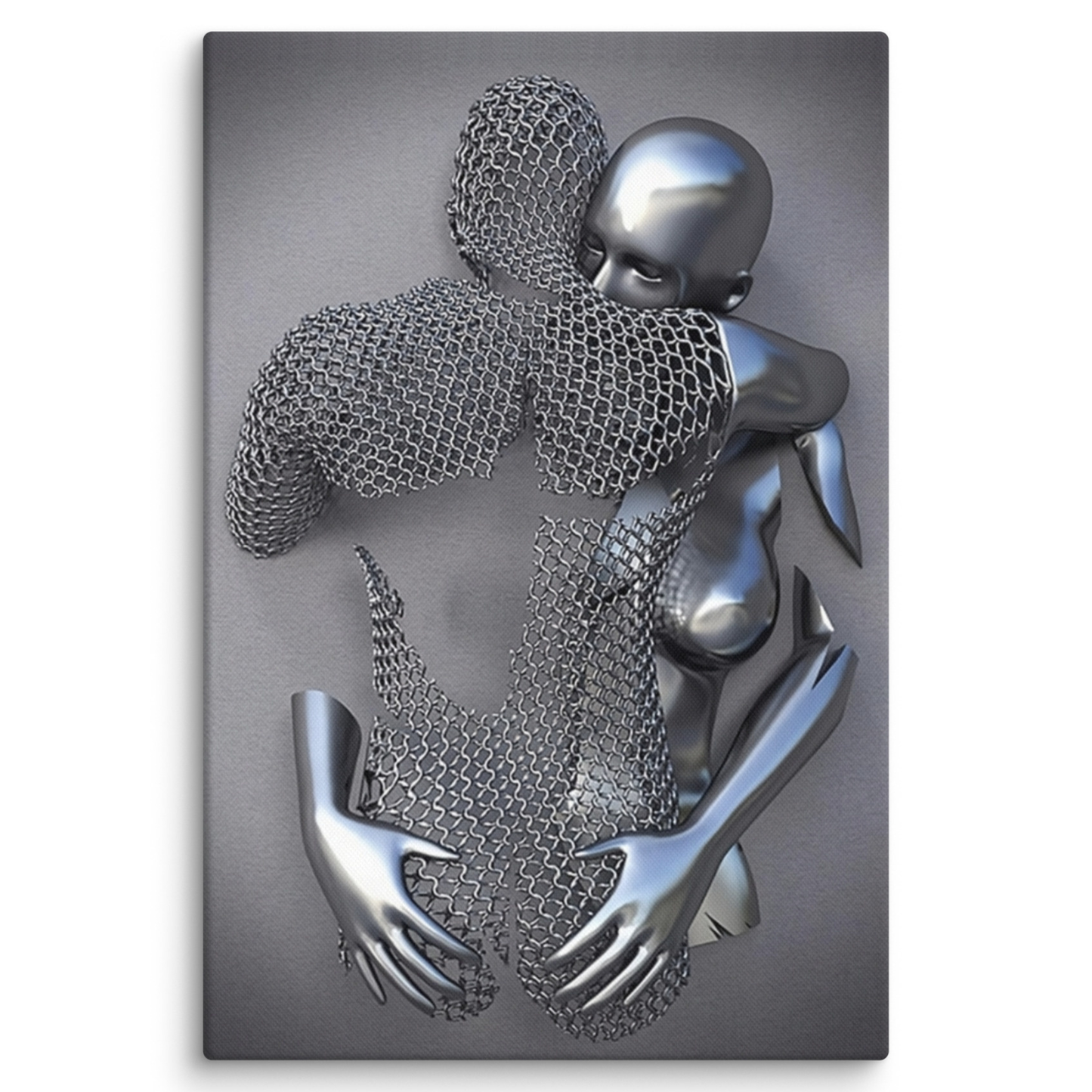 ArtZ® Emotions Canvas Paintings Wall Art Hug 12 inch by 16 inch (30x40cm)