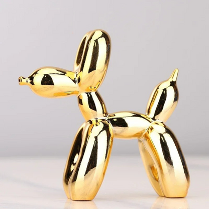 ArtZ® Balloon Dog Sculpture Sculptures Gold 4x4x1.5 inches (10x10x4cm)