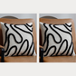 ArtZ® Bohemian Bliss Pillow Covers, Set of 2 Pillow Cover 2 Black Line Pillow Covers