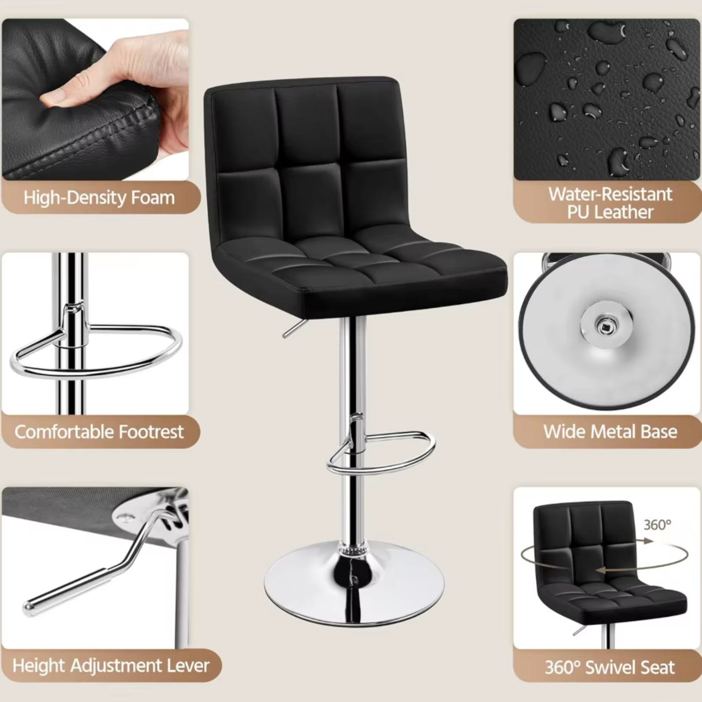 ArtZ® Saddle Stool Set (Set of 2) Stool