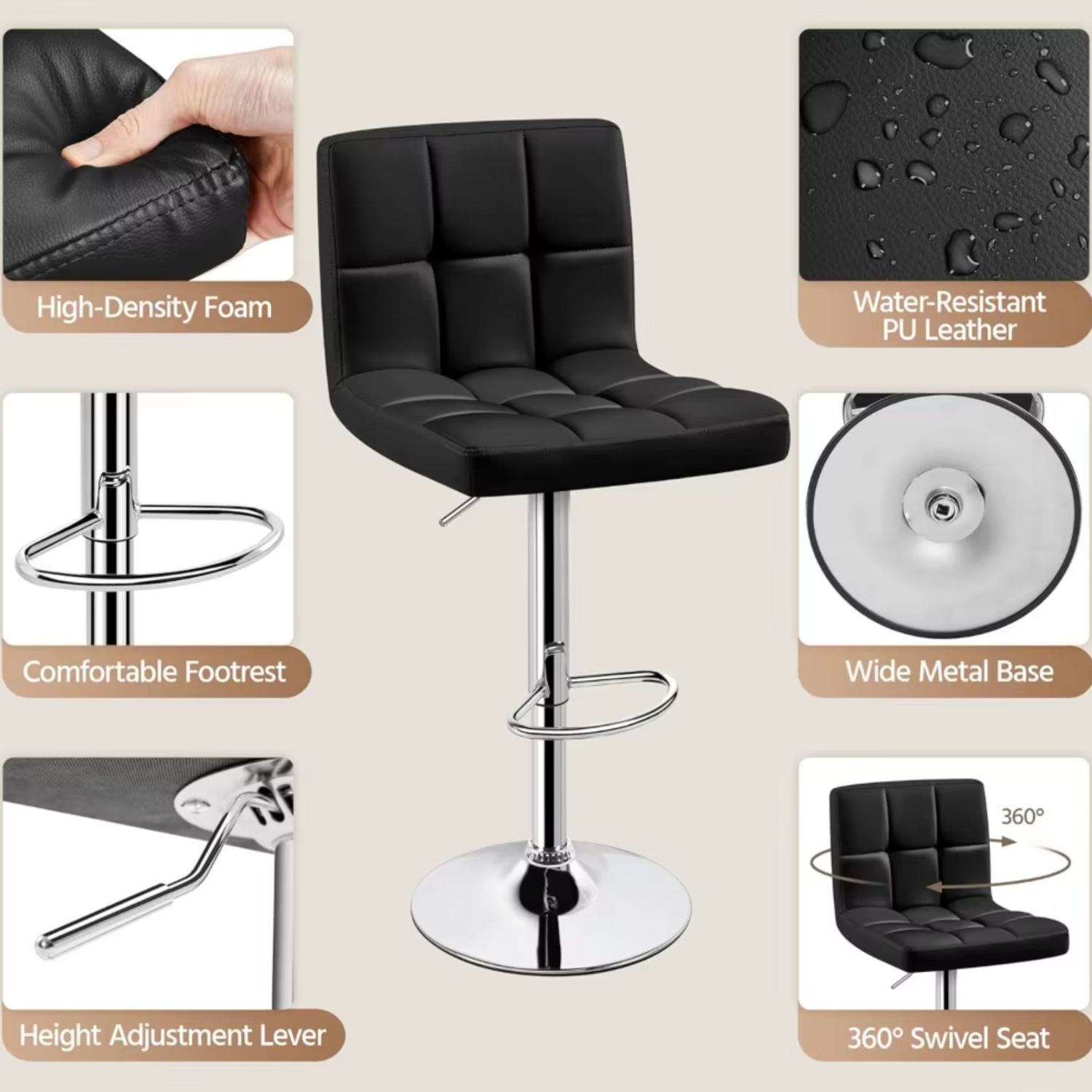 ArtZ® Saddle Stool Set (Set of 2) Stool