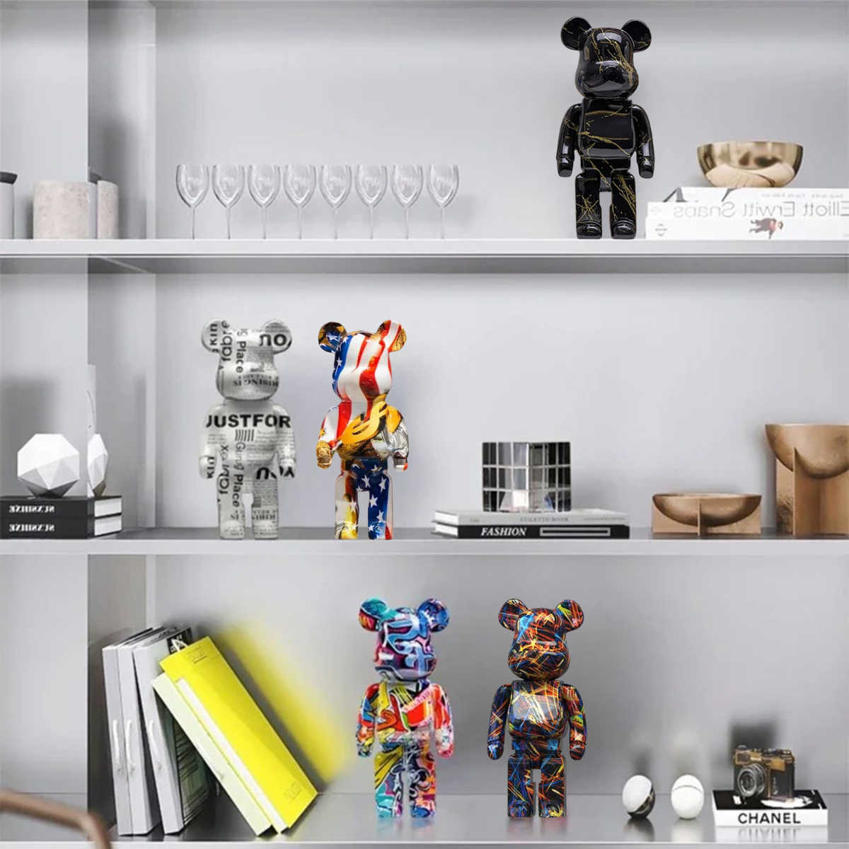 ArtZ® Graffiti Bear Sculpture Bear Sculpture