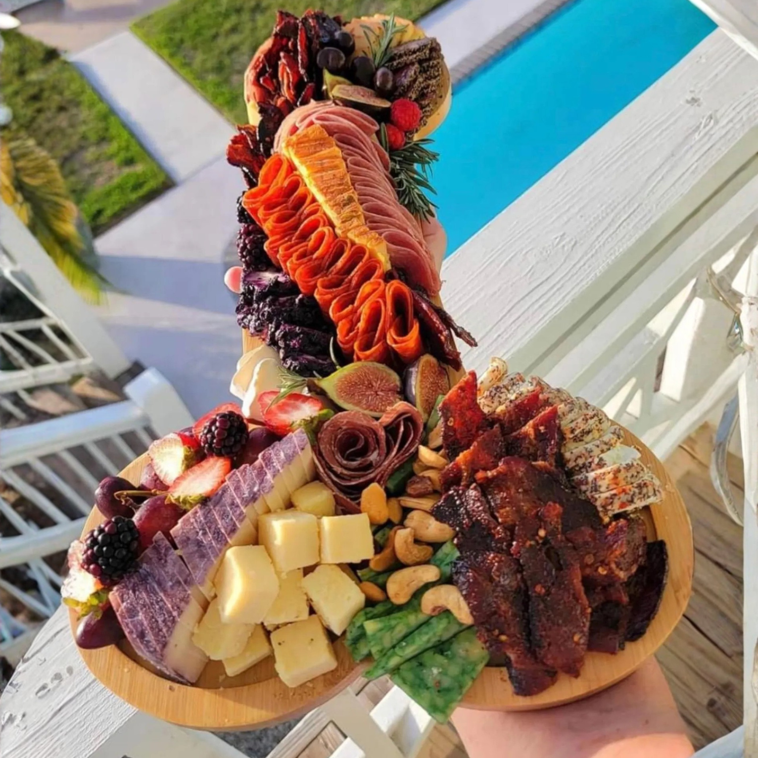 ArtZ® Spitting Cobra Charcuterie Board Spitting Cobra Charcuterie Board