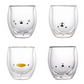 ArtZ® Too Cute Double Walled Thermo Cups - Set of 4