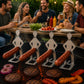 ArtZ® Spitting Cobra Stainless Steel BBQ Sausage Holders Spitting Cobra Stainless Steel BBQ Sausage Holder