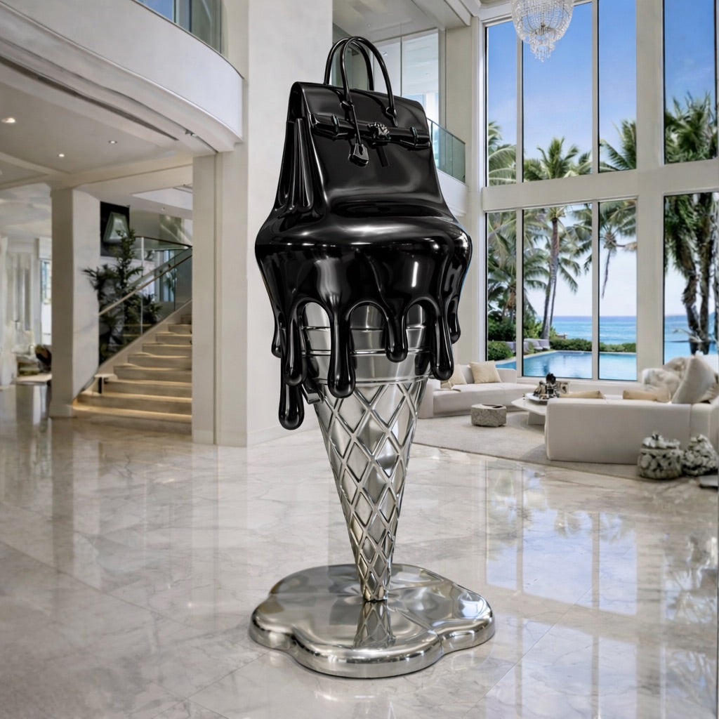 OSO Stainless Steel Molten Icon Sculpture – ArtZMiami