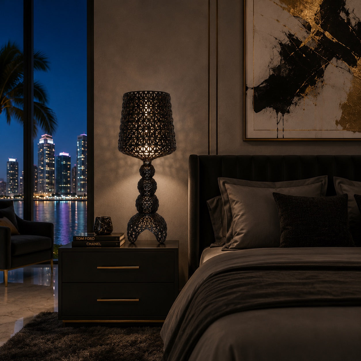 ArtZ® Elysian Filigree Floor and Table Lamps