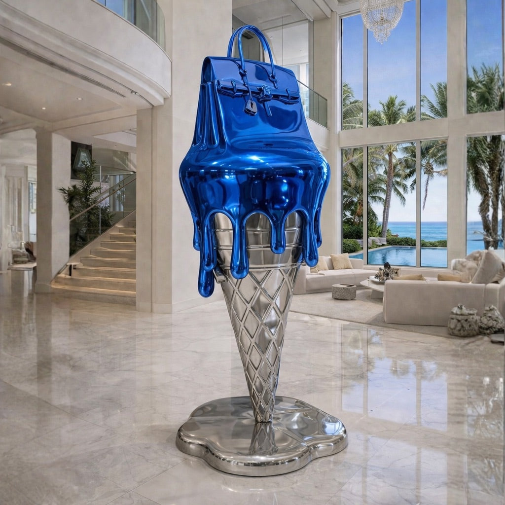 OSO Stainless Steel Molten Icon Sculpture – ArtZMiami