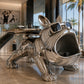 OSO Stainless Steel Chromatic Rebel Sculpture Stainless Steel Chromatic Rebel Bulldog Sculpture