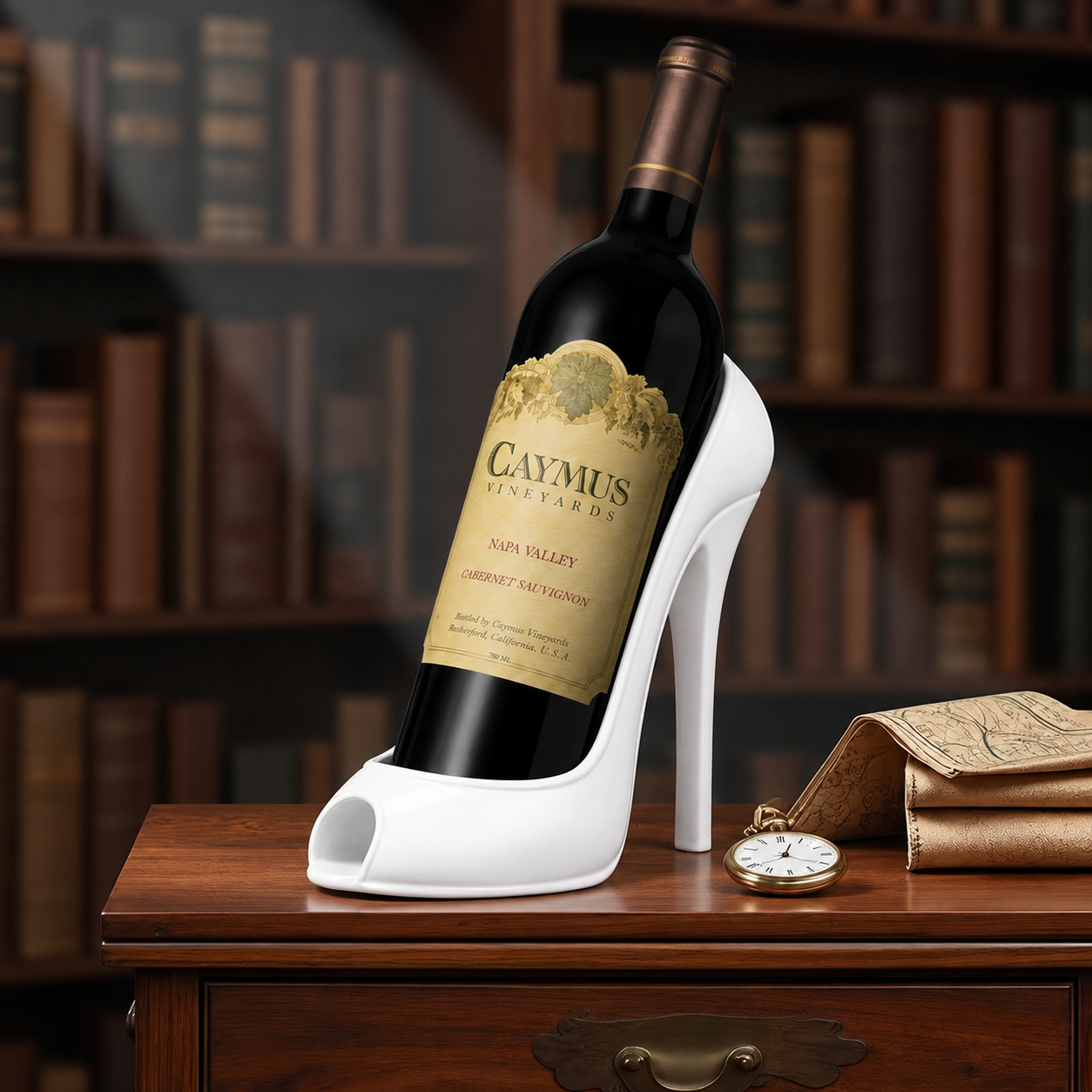 ArtZ® Tipsy Heel Wine Rack Wine Racks White
