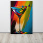 ArtZ® Chromatic Indulgence Martini Painting Wall Art