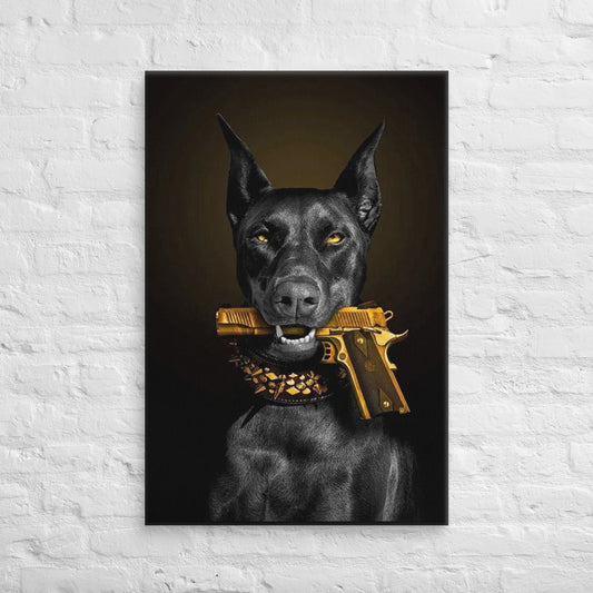 ArtZ® Don't Mess With Doberman Painting