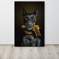 ArtZ® Don't Mess With Doberman Painting Wall Art