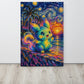 ArtZ® Neon Reverie Miami Nights Painting Wall Art