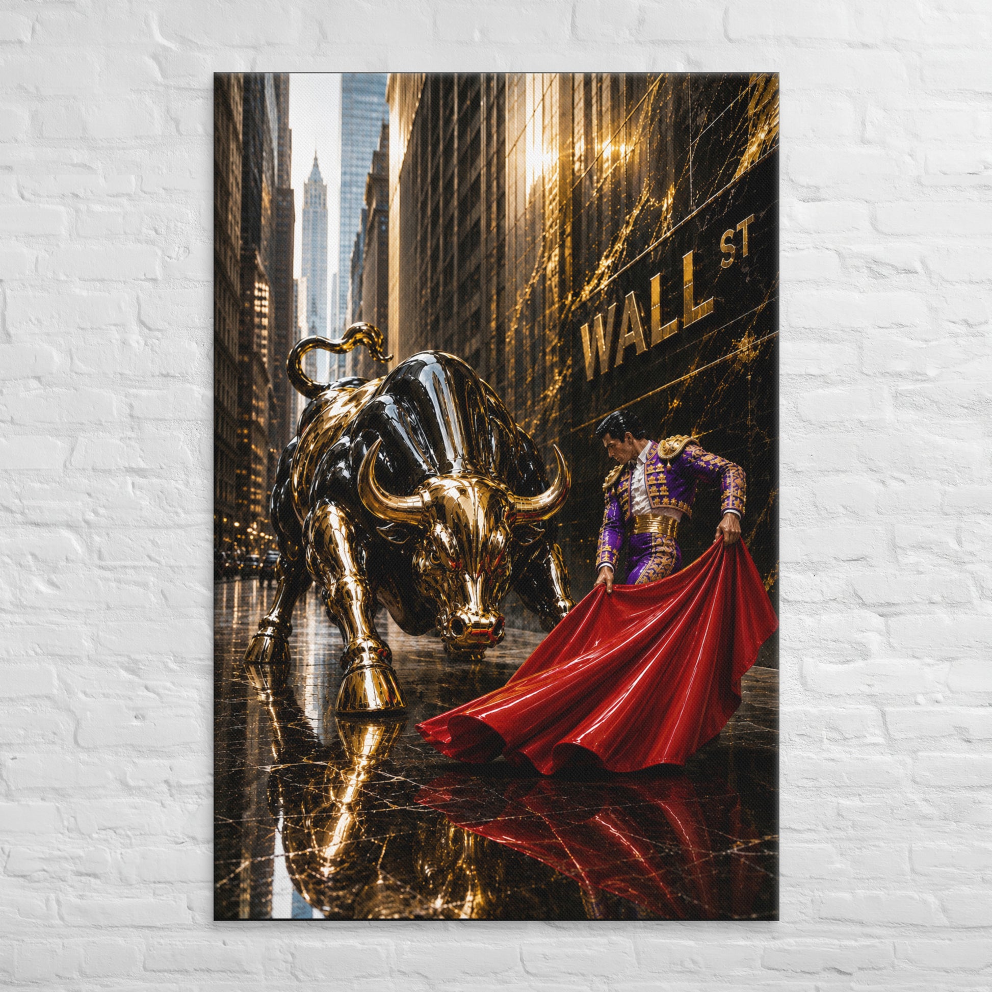 ArtZ® Golden Momentum Painting Wall Art 40 inch by 60 inch (101x151cm)
