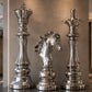 OSO Stainless Steel Sovereign Strategy Collection Stainless Steel Sovereign Strategy Chess Sculptures Collection