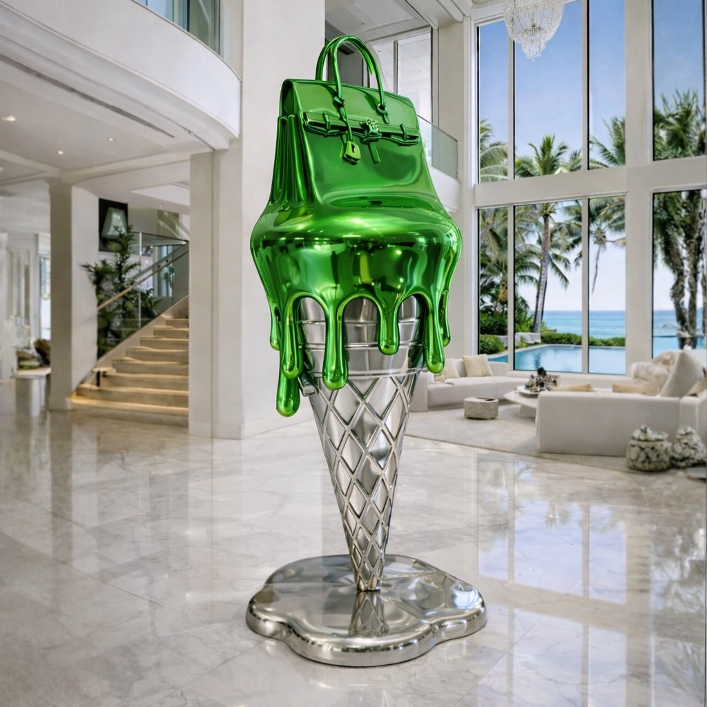 OSO Stainless Steel Molten Icon Sculpture – ArtZMiami