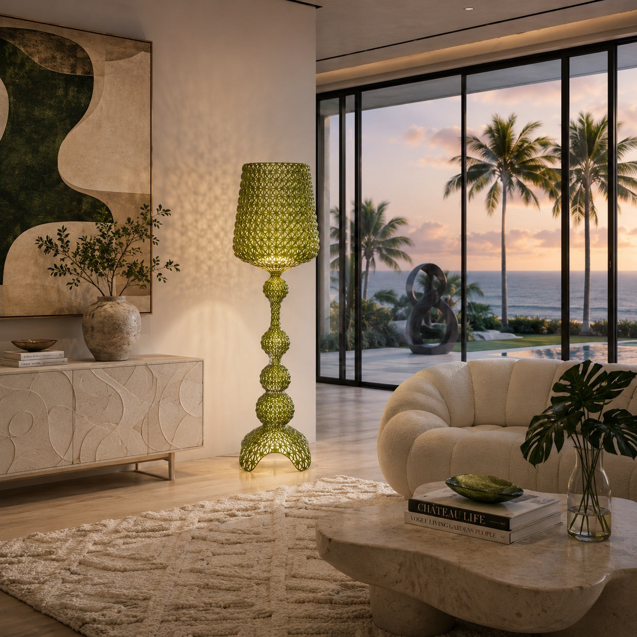 ArtZ® Elysian Filigree Floor and Table Lamps