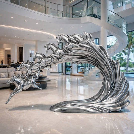 OSO Stainless Steel Aurelian Surge Sculpture