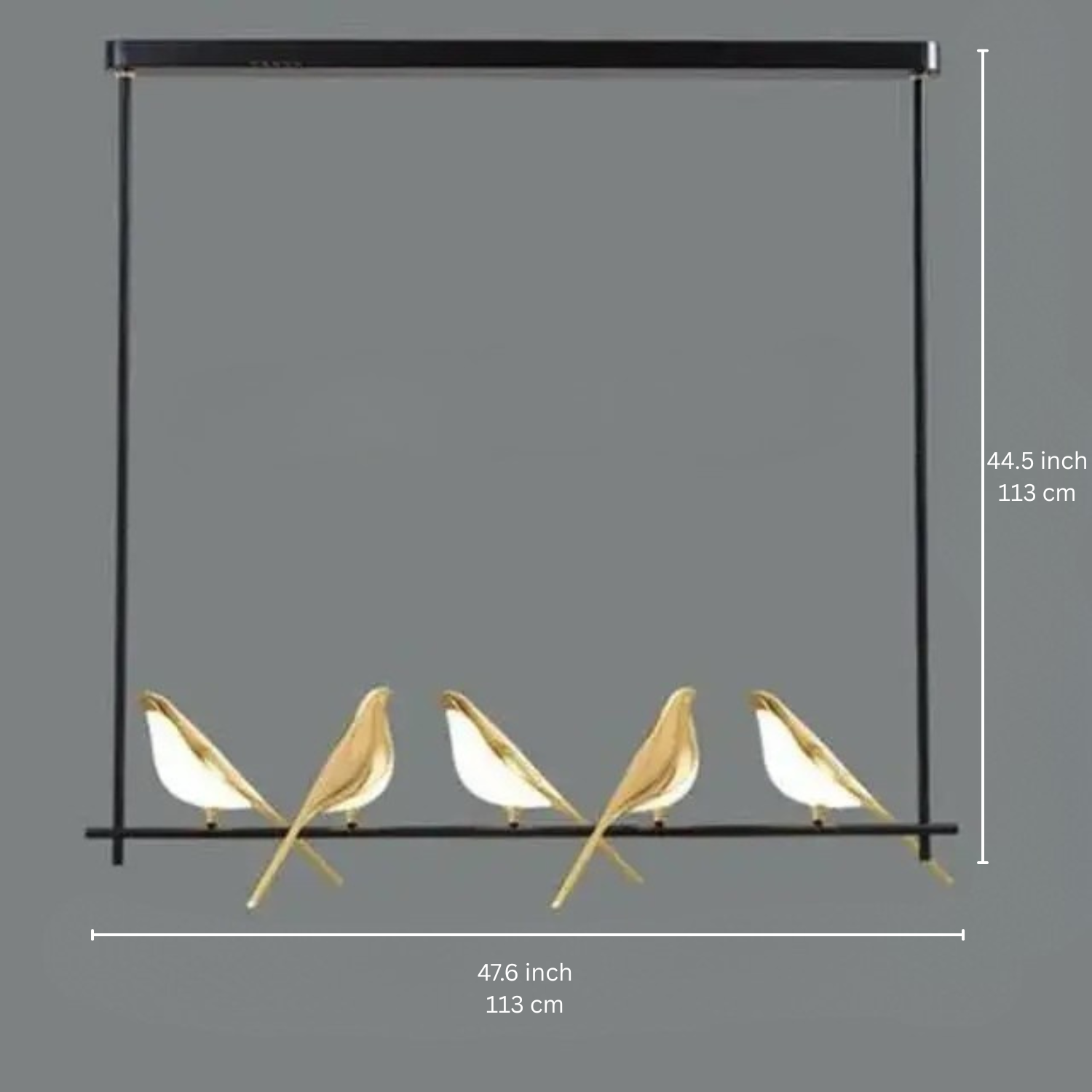 ArtZ® Love Birds Chandeliers Birds Chandeliers 5 Birds In A Row