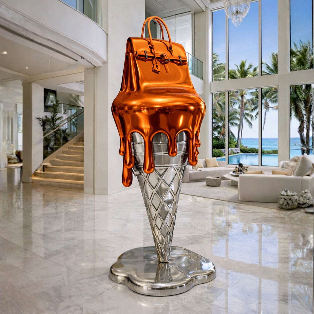 OSO Stainless Steel Molten Icon Sculpture – ArtZMiami