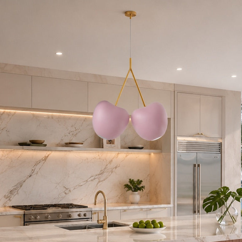 ArtZ® Orchard Royale Cherry Pendant Light Cherry Pendant Light Pink