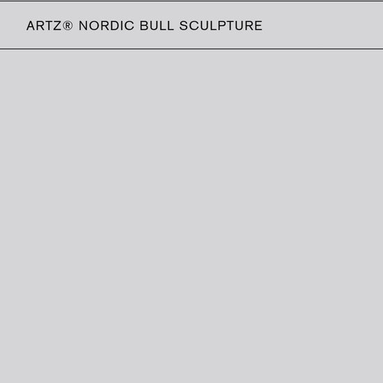 ArtZ® Nordic Bull Sculpture Sculptures