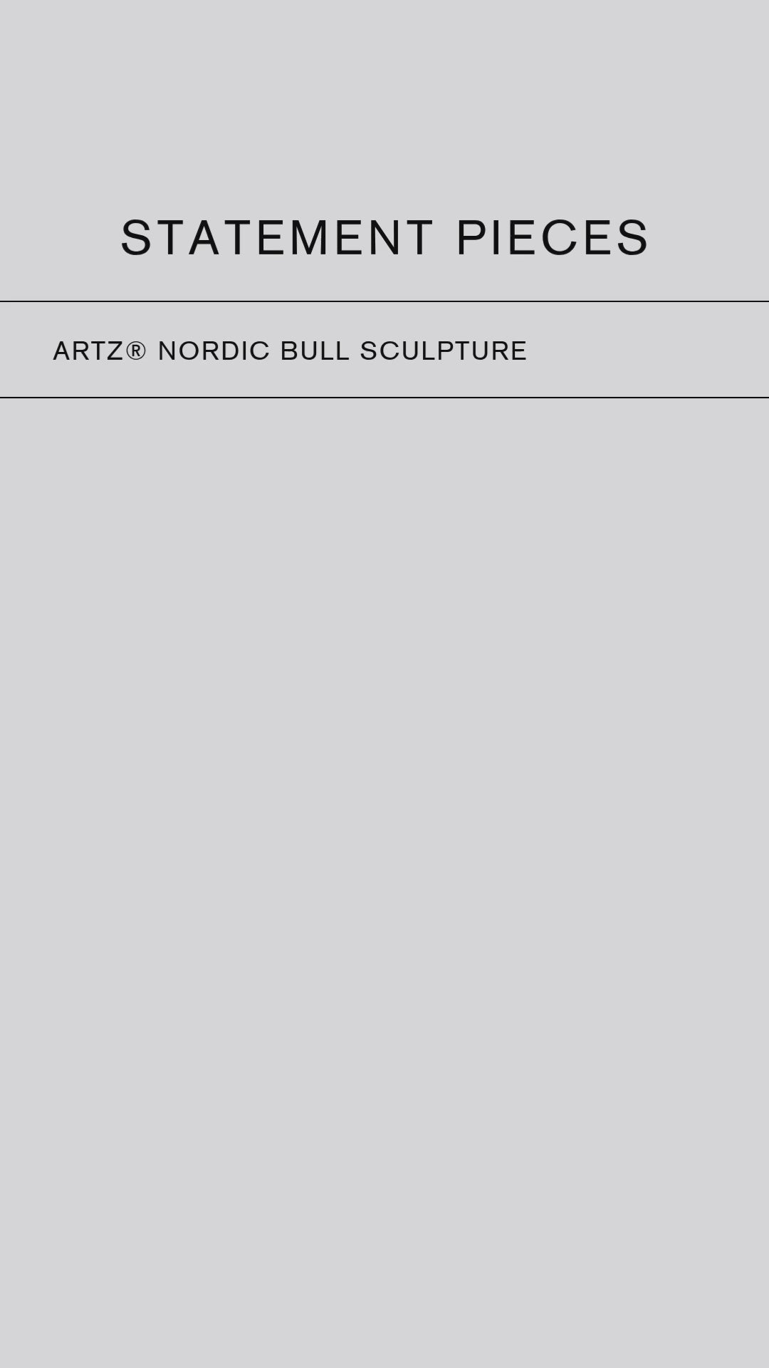 ArtZ® Nordic Bull Sculpture Sculptures