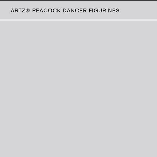ArtZ® Peacock Dancer Figurines Sculptures