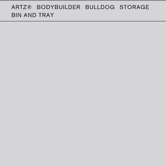 ArtZ® Bodybuilder Bulldog Storage Bin And Tray Bull Dog Storage Bin And Tray Sculptures