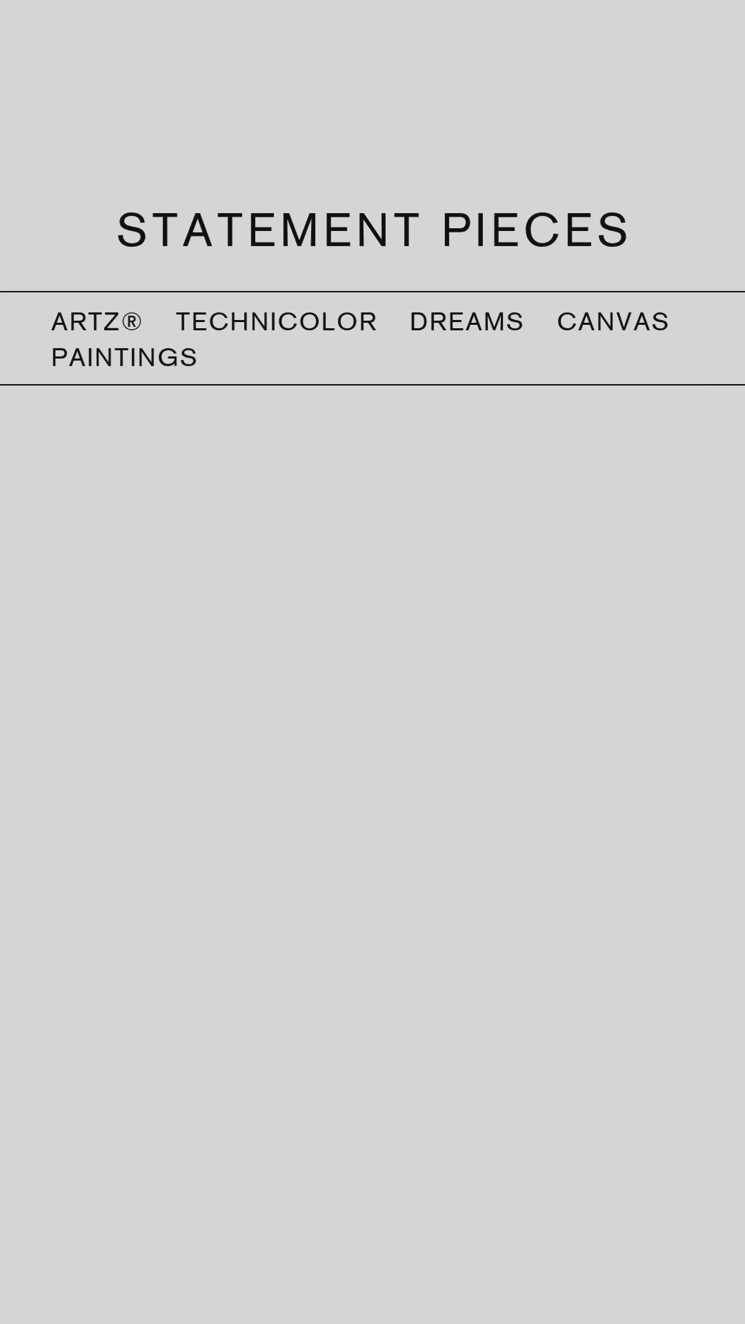 ArtZ® Technicolor Dreams Canvas Paintings Wall Art